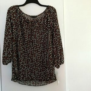 Sarah Michelle Polkadot Top (Large)